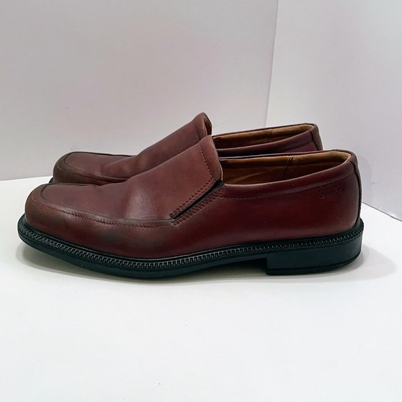 Ecco Arlanda Brown Leather Apron Toe Slip On Loafers Men\'s Size: 42 = 8/8.5 main image 13